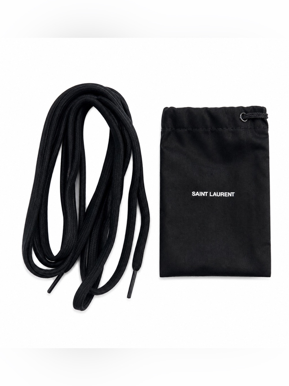 Saint Laurent Shoe Laces With Pouch